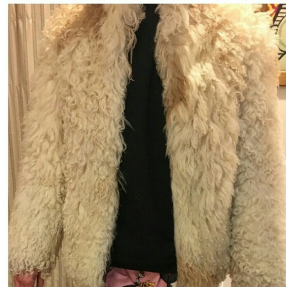 Vintage Mongolian Curly Lamb Jacket