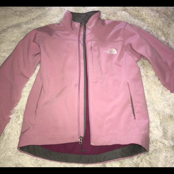 Pink The North Face jacket