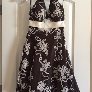 Short dress worn for homecoming