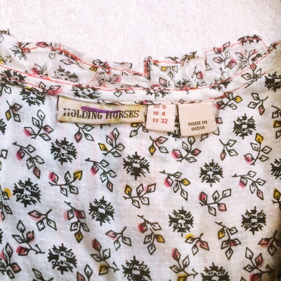Anthropologie Faye Floral Tank by Holding Horses - Picture 3 of 5