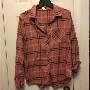 Me to We pink flannel