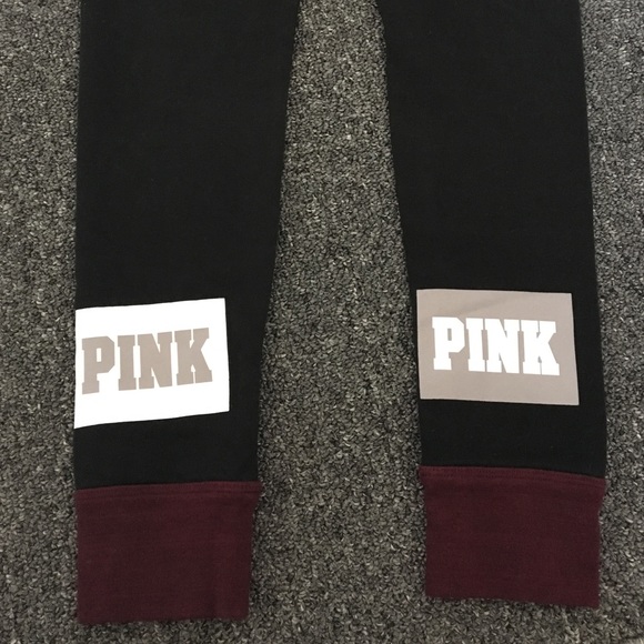 Pink campus leggings