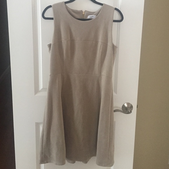 Tan Calvin Klein Dress - size 12