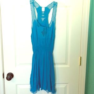 Aqua/light blue dress or cover up