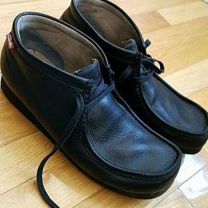 Clark's Black Leather Shoes
