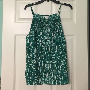 Banana Republic Green Dressy Tank (large)