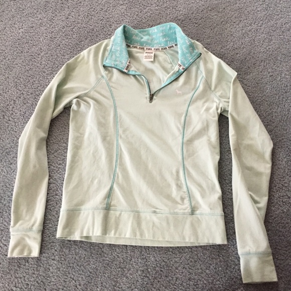 Victoria secret pink half zip yoga