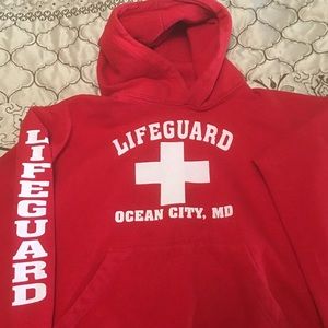 Girls LIFEGUARD sweatshirt hoodie