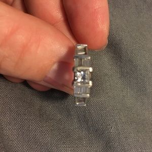 Platinum Diamond Engagement Ring Size 7