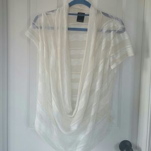 Vanity Oatmeal cowl neck top