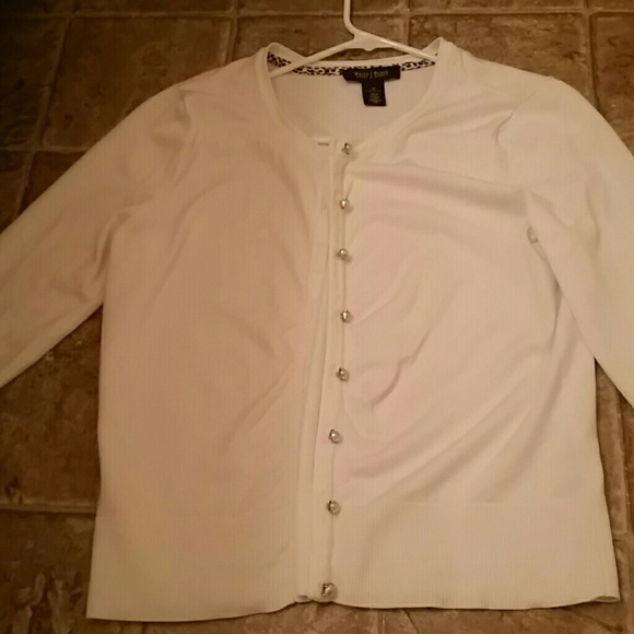 White cardigan WHBM