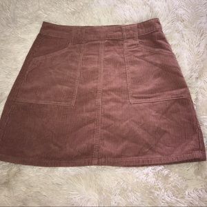 Kendall and Kylie corduroy mini skirt
