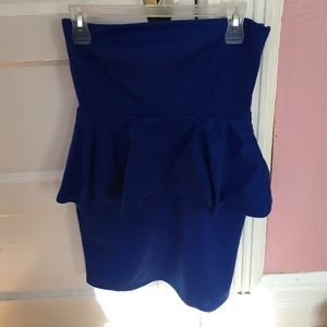 Blue Zara dress