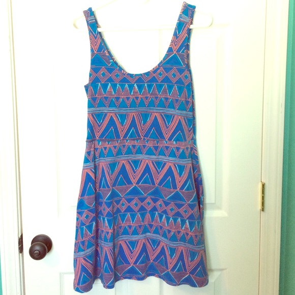 Scoop neck skater dress NWOT