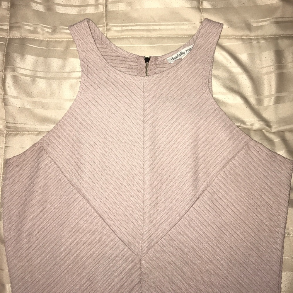 Beige body con dress FINAL SALE