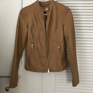 Camel Leather Jacket