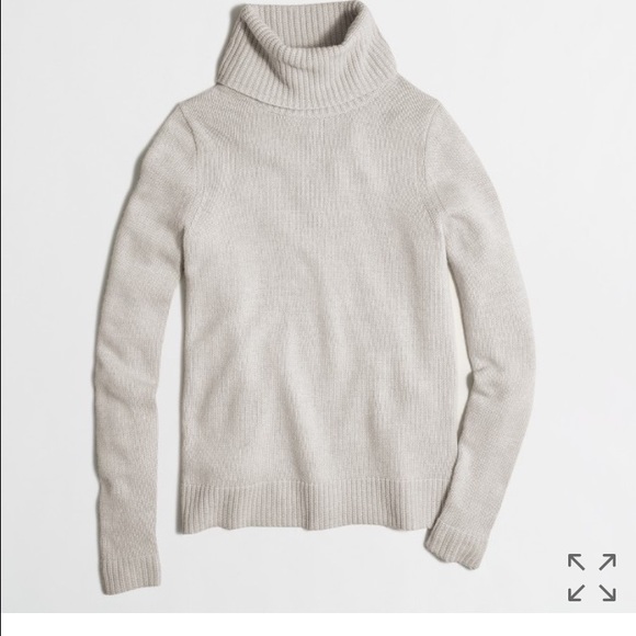 JCrew Factory rolled turtleneck sweater