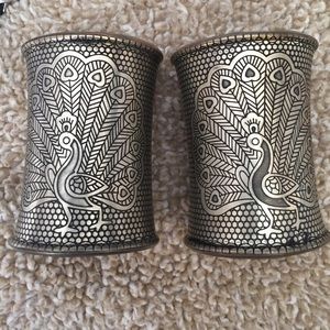 PEACOCK CUFF BRACELETS