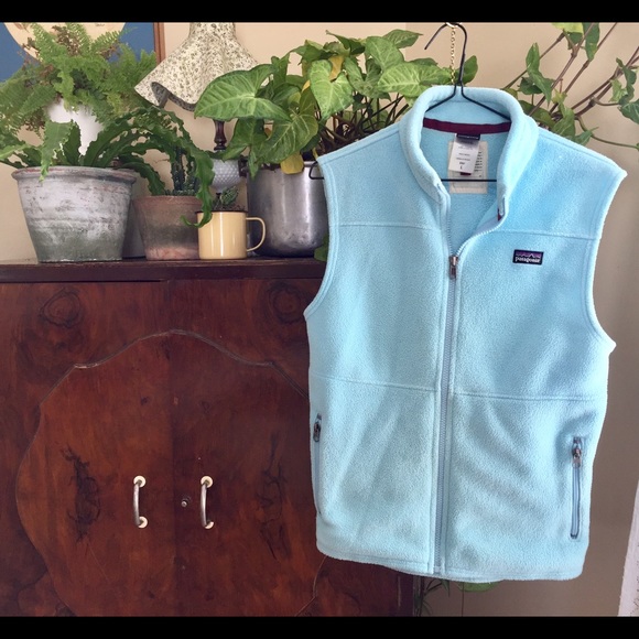 Patagonia fleece zip up vest