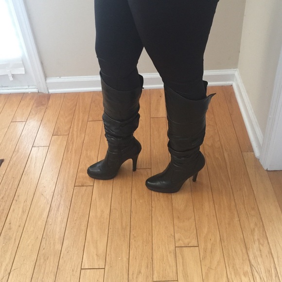 Black Knee High Boots
