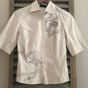 Harley button up shirt