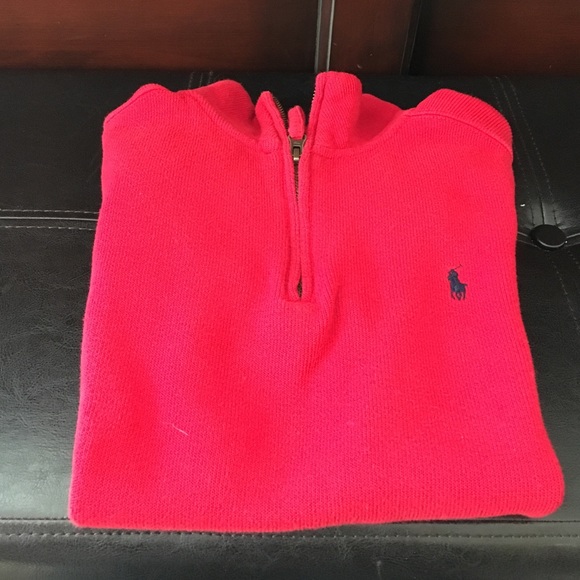 Red polo sweater - Picture 1 of 3