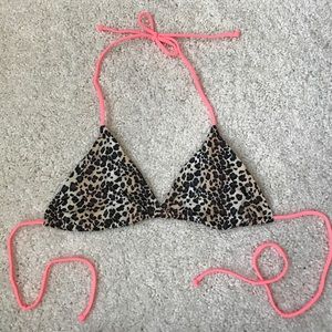 Victoria's Secret Cheetah Bikini Top