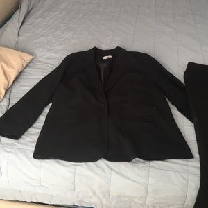 Black pant suit