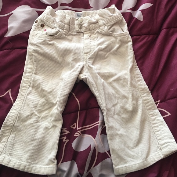 Infant cream corduroy old navy pants