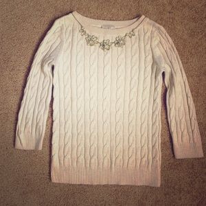 Loft Cable Knit Sweater