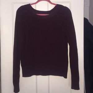 Burgundy American Eagle Sweater