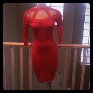 *open for offers* Small burnt orange cute dress.