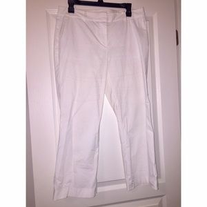 Michael Kors White Crop Pants