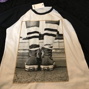 Women's XL baseball style tee