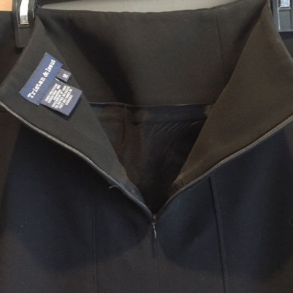 Ankle length black skirt. Like new - Picture 3 of 3