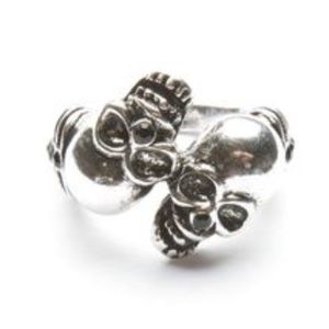 Brandy Melville Halloween Skull Ring Lot Sz 7