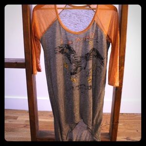 Free People Moto Tee