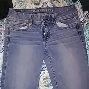 Kick boot blue jeans by American Eagle