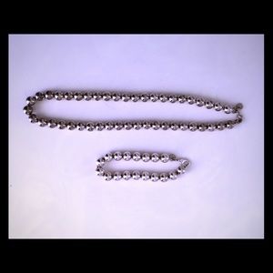 Tiffany & Co. Sterling Silver 10MM Bead Necklace