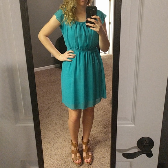 Teal Dress - Picture 1 of 3