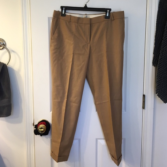 JCrew Cafe Capri in herringbone