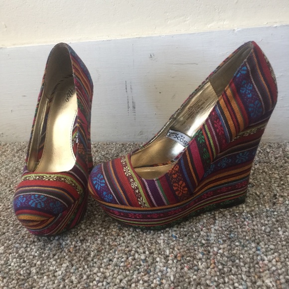 Wedged heels