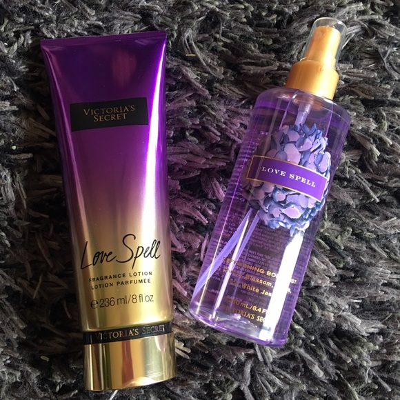 Victoria Secret Love Spell. Lotion and body mist.