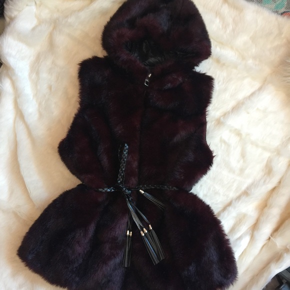 Miss Sixty Jackets & Blazers - 1 DAY SALE!! Miss Sixty Faux Fur Down Vest