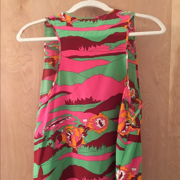 Bianca Coletti Silk multi colored blouse size M - Picture 3 of 3