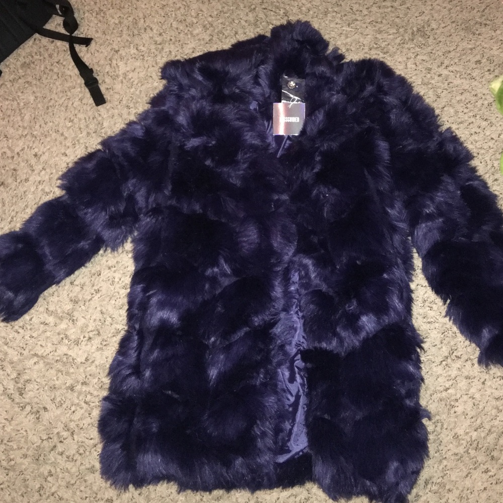 Faux fur coat