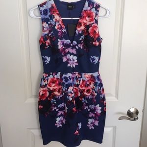 Navy Floral Dress!