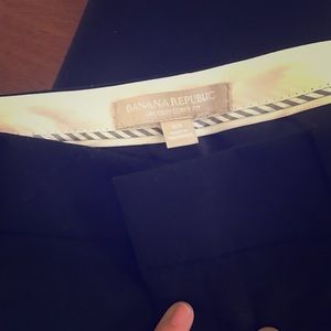 Banana Republic 2S Jackson Curvy Fit Black Pants