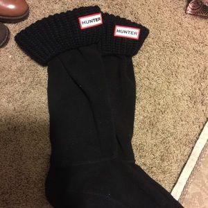 NWOT black Hunter Boot Socks
