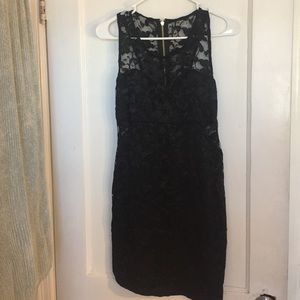 Black lace dress